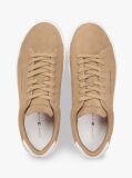 Καφέ Σουέτ Sneakers Με Ανάγλυφο Λογότυπο  Άνδρες
