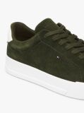 Πράσινο Σουέτ Sneakers Με Ανάγλυφο Λογότυπο  Άνδρες