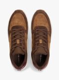 Καφέ Σουέτ Sneakers Με Αντιθέσεις  Άνδρες