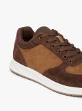 Καφέ Σουέτ Sneakers Με Αντιθέσεις  Άνδρες