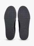 Μαύρο Δερμάτινα Δετά Sneakers Με Signature Λεπτομέρεια  Άνδρες