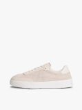 Μπεζ Δερμάτινα Sneakers Με Τρύπες Εξαερισμού  Άνδρες