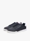 Μπλε Δερμάτινα Sneakers Με Αντίθεση Πίσω  Άνδρες