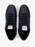 Μπλε Δερμάτινα Sneakers Με Αντίθεση Πίσω  Άνδρες