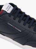 Μπλε Δερμάτινα Sneakers Με Αντίθεση Πίσω  Άνδρες