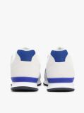 White Mixed Texture Mesh Cleat Trainers  Men