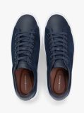 Μπλε Δερμάτινα Sneakers Με Μίξη Υφών  Άνδρες