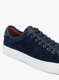 Μπλε Δερμάτινα Sneakers Με Μίξη Υφών  Άνδρες