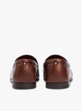 Brown Leather Flexible Loafers  Men