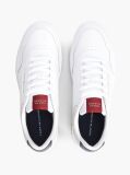 Blue Mixed Texture Basketball Trainers With Leather  Men