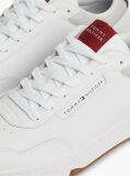 Blue Mixed Texture Basketball Trainers With Leather  Men