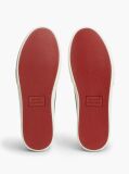 Μπλε Δερμάτινα Sneakers Με Πίσω Λεπτομέρεια Σε Αντίθεση  Άνδρες