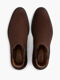 Brown Suede Rubberised Flag Chelsea Boots  Men