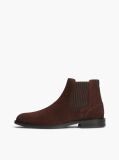 Brown Suede Rubberised Flag Chelsea Boots  Men