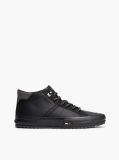 Μαύρο Δερμάτινα Sneakers  Άνδρες