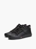 Μαύρο Δερμάτινα Sneakers  Άνδρες