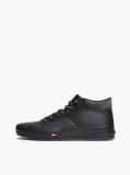 Μαύρο Δερμάτινα Sneakers  Άνδρες