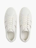 Μπεζ Δερμάτινα Sneakers Με Cupsole   Άνδρες