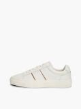 Μπεζ Δερμάτινα Sneakers Με Cupsole   Άνδρες