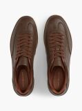Καφέ Δερμάτινα Sneakers  Άνδρες