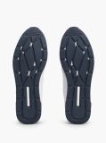 White Leather Embossed Logo Sneakers  Men