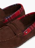 Καφέ Παντόφλες Με Καρό Λεπτομέρεια  Άνδρες