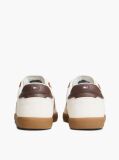 Μπεζ Δερμάτινα Sneakers Με Υφασμάτινα Πάνελ  Άνδρες