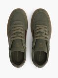 Πράσινο Σουέτ Sneakers Με Υφασμάτινα Πάνελ  Άνδρες