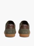 Πράσινο Σουέτ Sneakers Με Υφασμάτινα Πάνελ  Άνδρες