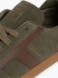 Πράσινο Σουέτ Sneakers Με Υφασμάτινα Πάνελ  Άνδρες