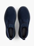 Blue Suede Flag Plaque Chukka Boots  Men