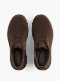 Brown Suede Flag Plaque Chukka Boots  Men