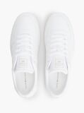 Άσπρο Δερμάτινα Sneakers Με Λογότυπο  Άνδρες