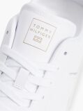 Άσπρο Δερμάτινα Sneakers Με Λογότυπο  Άνδρες