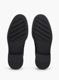 Black Pebble Grain Leather Chelsea Boots  Men