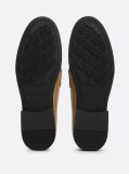Beige Elevated Leather Loafers  Women