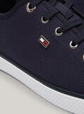 Blue Enamel Flag Canvas Trainers  Women