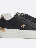 Μαύρο TH Monogram Sneakers Με Chunky Σόλα  Γυναίκες