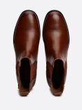 Brown Leather Stud Chelsea Boots  Women