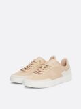 Pink Heritage Suede Court Trainers  Women