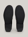 Μαύρο TH Monogram Δερμάτινα Loafers  Γυναίκες