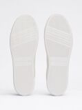 Beige Essential Metallic Leather Court Trainers  Women