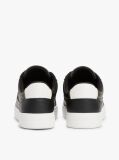 Black TH Monogram Leather Court Trainers  Women