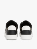 Black TH Monogram Leather Court Trainers  Women
