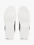 Black TH Monogram Leather Court Trainers  Women