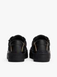 Black Contrast Trim Trainers  Women