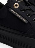 Black Contrast Trim Trainers  Women