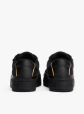 Black Contrast Trim Trainers  Women