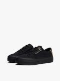 Black Contrast Trim Trainers  Women