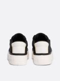 Black Contrast Trim Trainers  Women